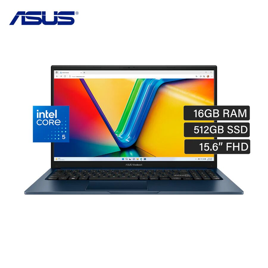 LAPTOP ASUS VIVOBOOK X1504VA-NJ944 I5-120U RAM 16GB SSD512GB 15.6 FHD