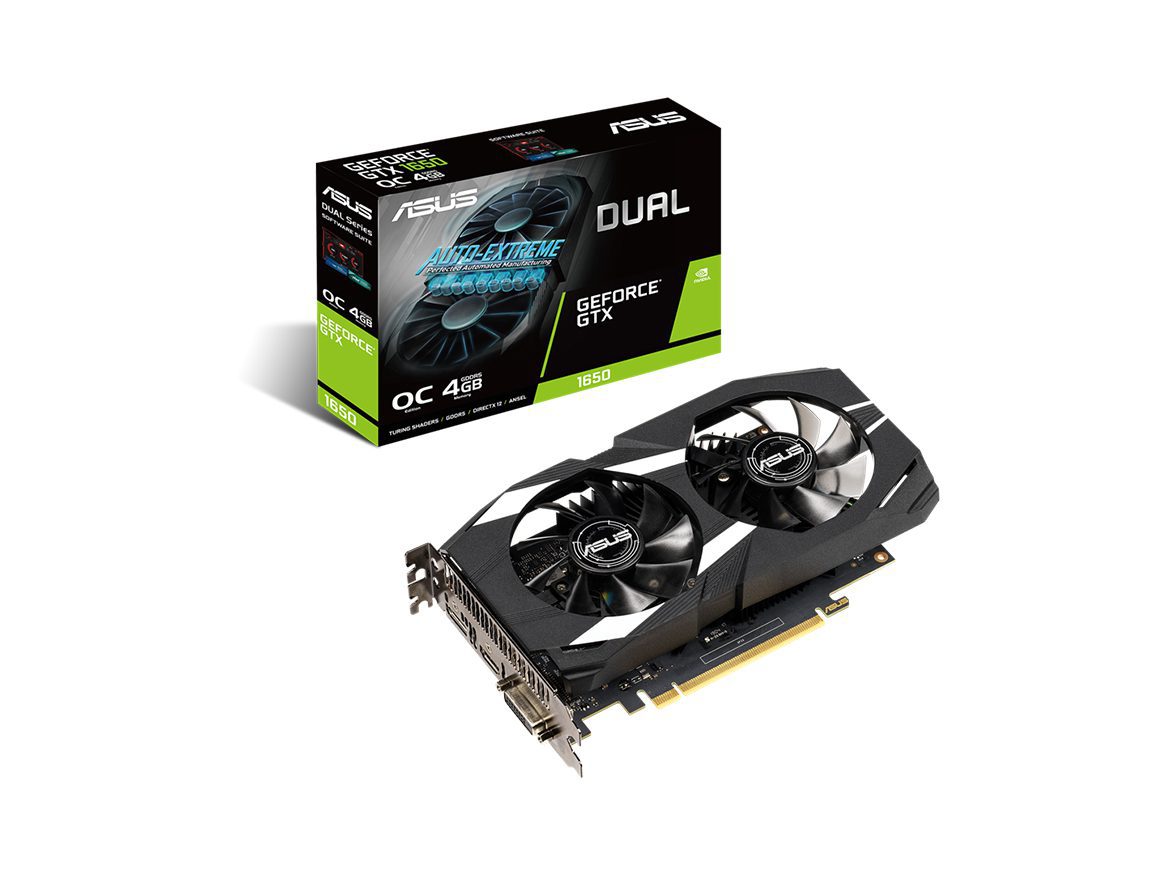TARJETA DE VIDEO ASUS GTX 1650 4GB DUAL GDDR6