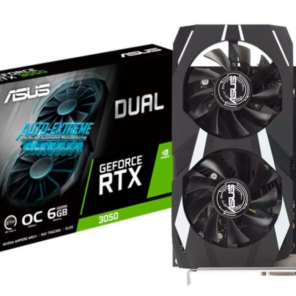 TARJETA DE VIDEO ASUS RTX 3050 6GB DUAL OC GDDR6
