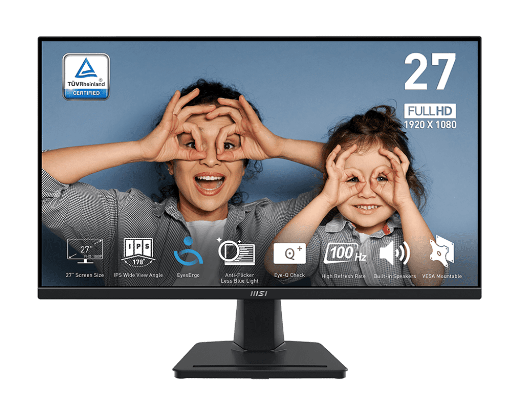 MONITOR MSI PRO MP275 27P 100HZ 1MS IPS FREESYNC