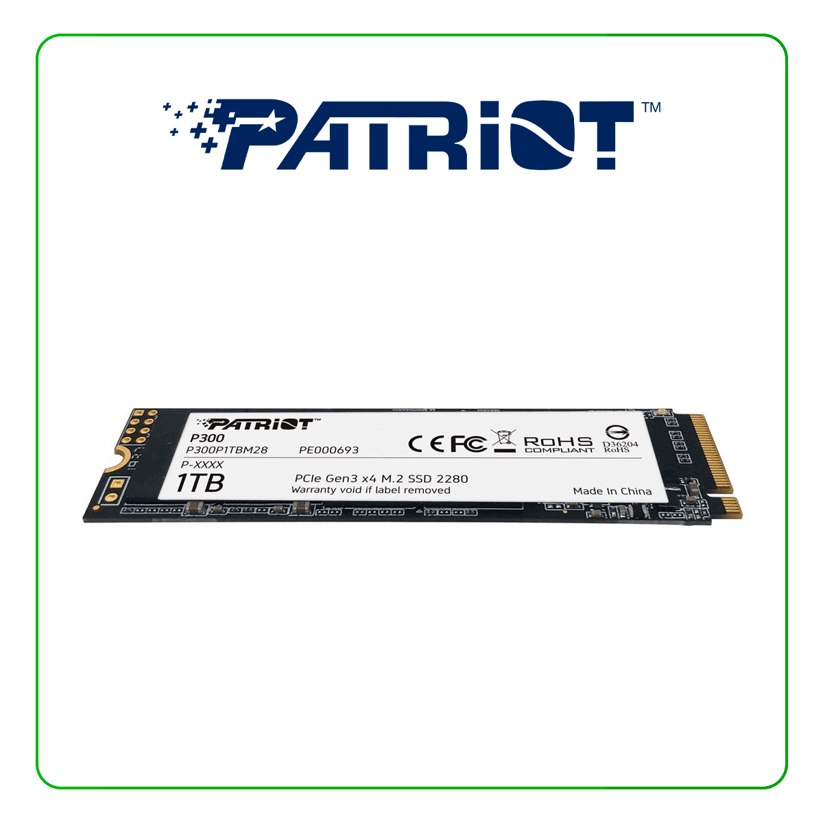 DISCO SSD PATRIOT 1TB MNVE P300