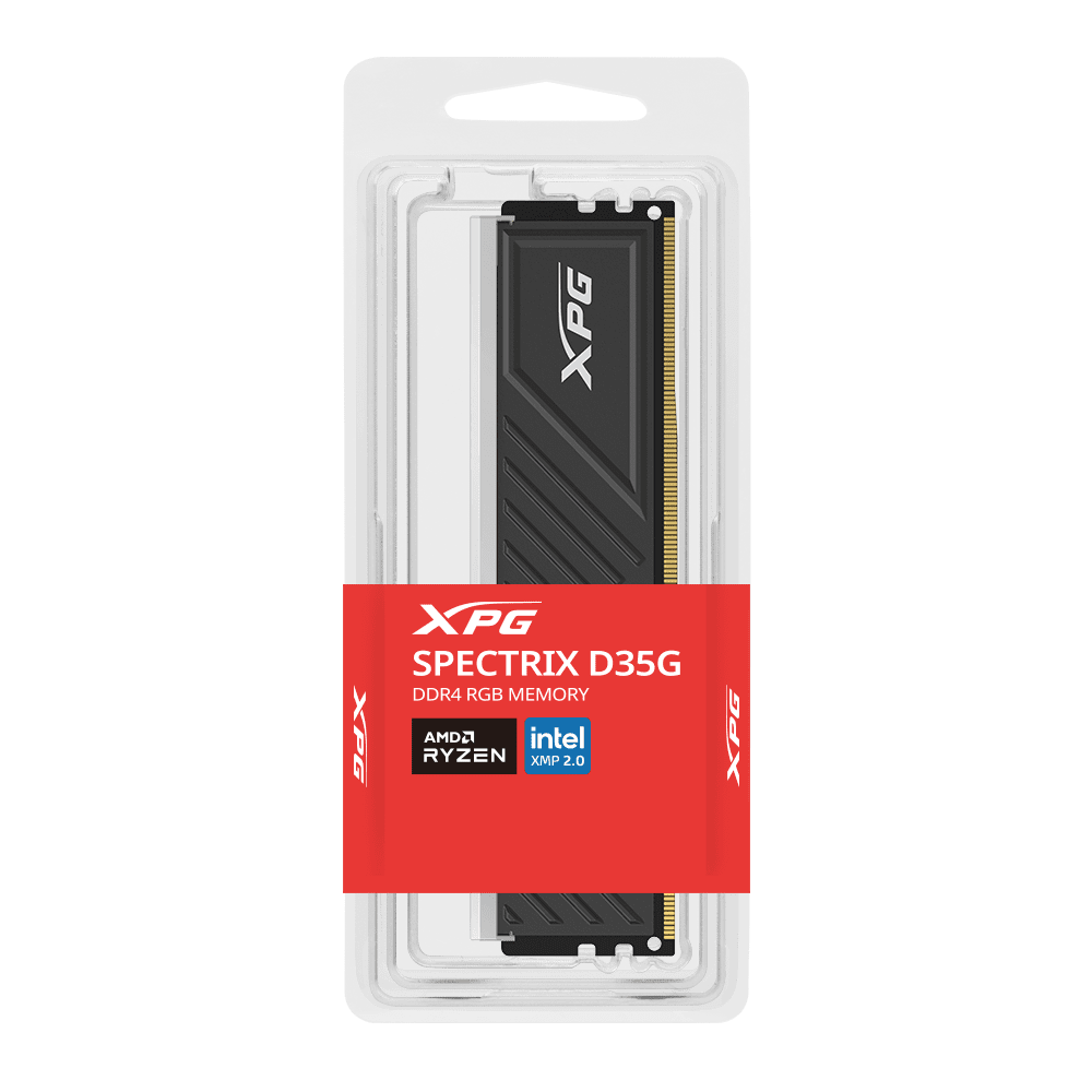 MEMORIA RAM DDR4 XPG SPECTRIX D35G RGB 16GB 3200MHZ NEGRO