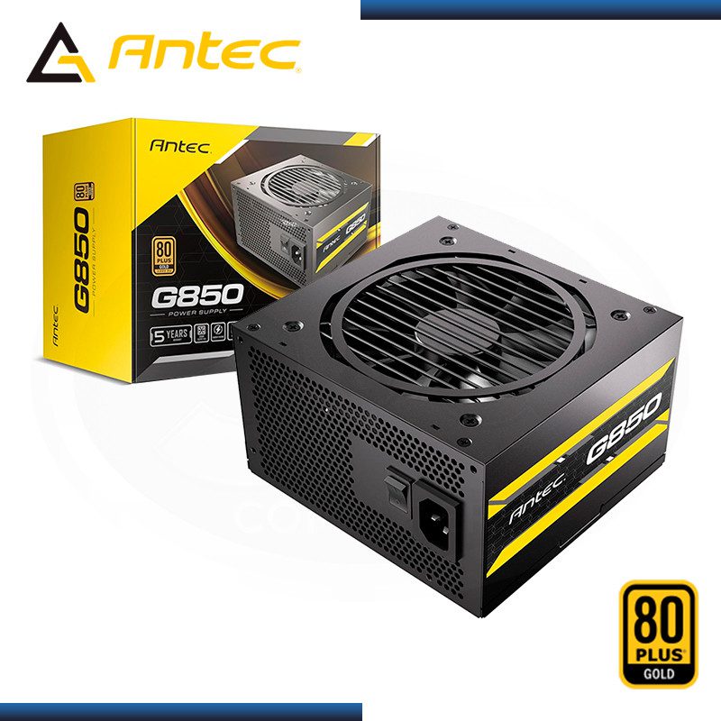FUENTE ANTEC ATOM G850 BLACK 850W 80 PLUS GOLD SEMI MODULAR