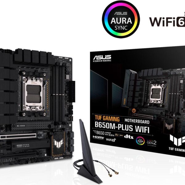 placa Asus TUF GAMING B650M-PLUS WIFI, Chipset AMD B650, AMD Socket AM5, mATX