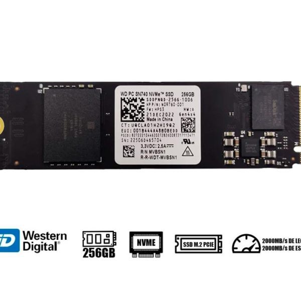 SSD SOLIDO WESTER 256GB