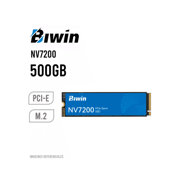 SSD, BIWIN, NV7200 500GB VELOCIDAD 5000