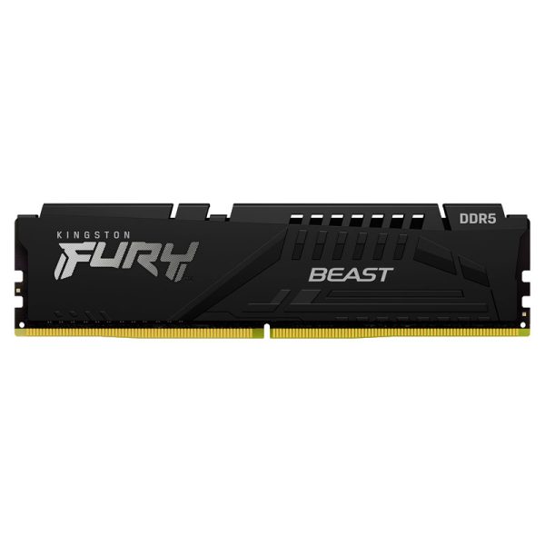 MEMORIA 16GB DDR5 KINGSTON FURY BEAST RGB BLACK BUS 5200MHz