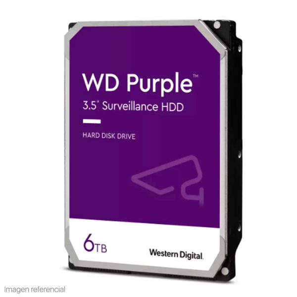 Disco duro Western Digital WD Purple, 6TB, SATA 6.0 Gb/s