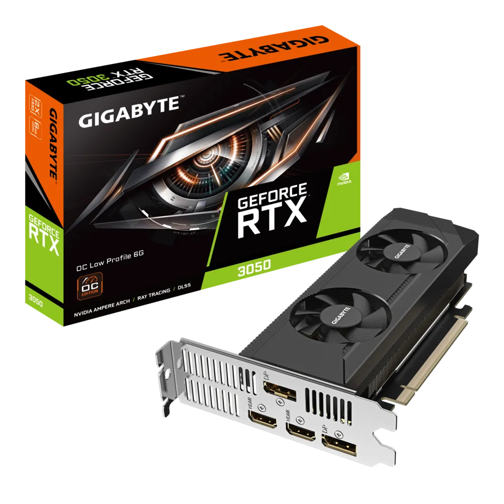 TARJETA DE VIDEO GIGABYTE RTX 3050 6GB