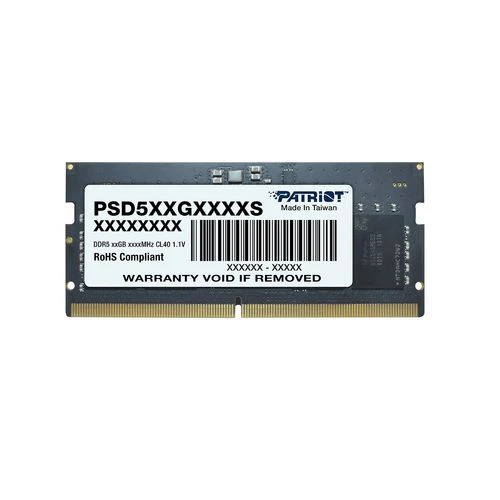 MEMORIA RAM PATRIOT 8GB DDR5 4800MT LAPTOP