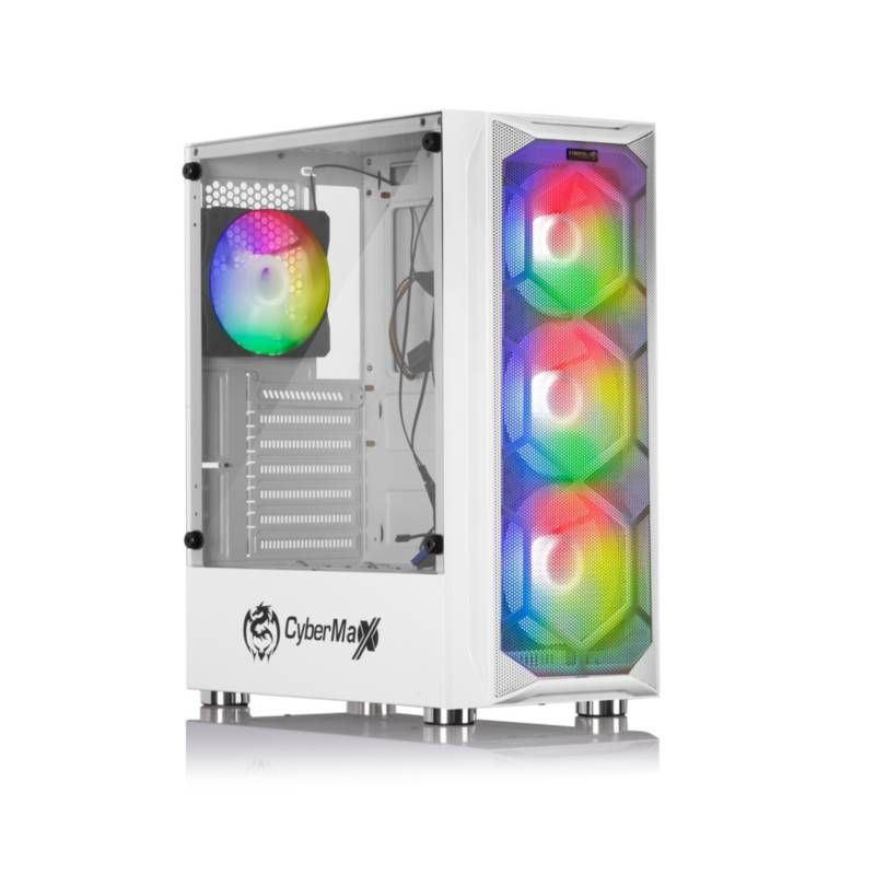 CASE CYBERTEL STRIKER CBX5013W 4FAN BLANCO