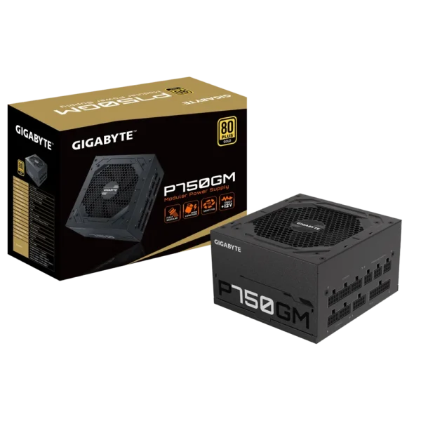 FUENTE GIGABYTE 750W 80 PLUS GOLD MODULAR GP-P750GM PG5