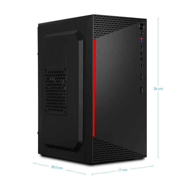 CASE ACCESS ENC 1005 GABINETE MICROATX PSU 230W (27.5CM*17CM*35CM) 8CM 1FAN EN